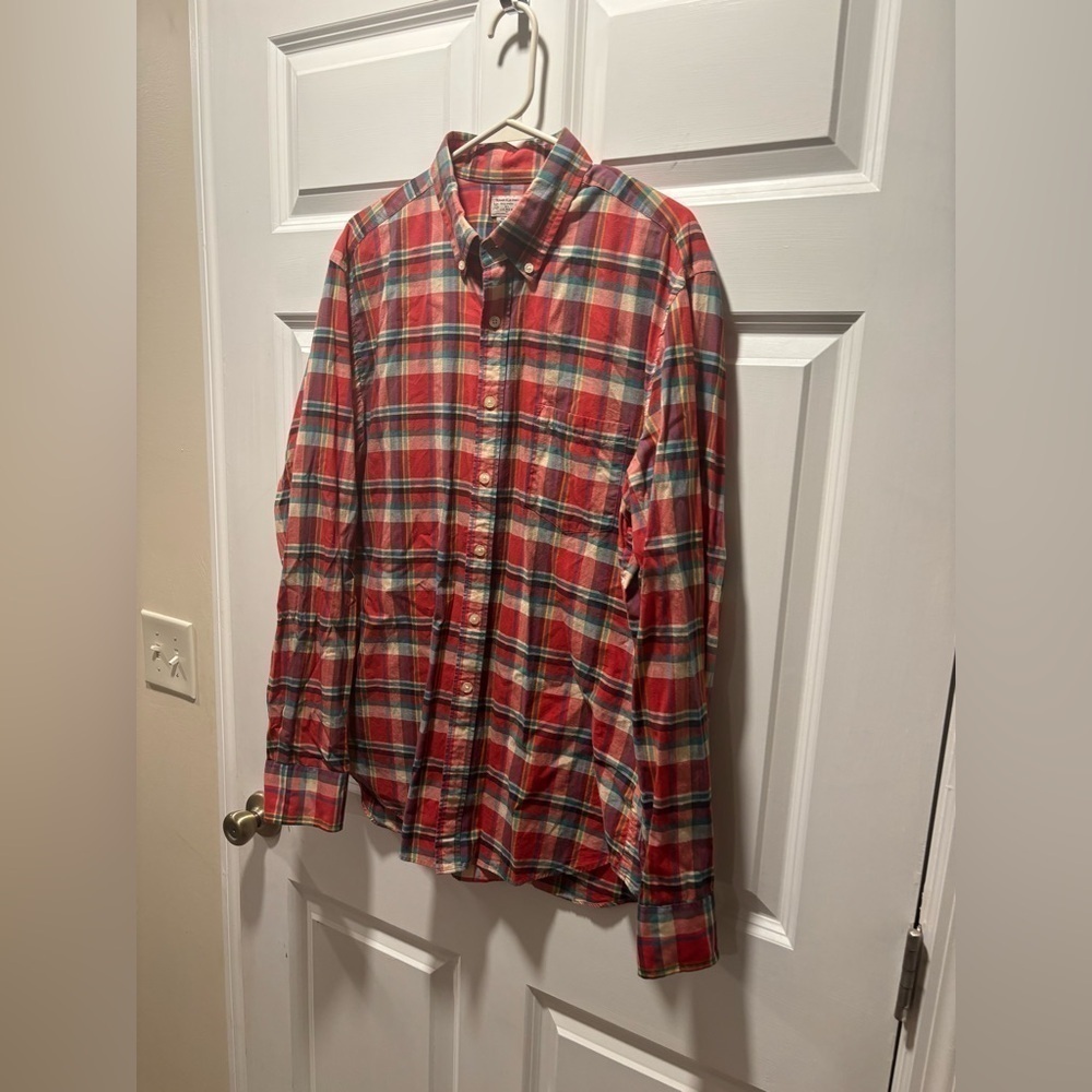 J Crew Summer Plaid Shirts men’s - Picture 2 of 6